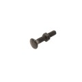 Chain Link 3/8" x 2" Carriage Bolt & Nut (HDG & Powder Coated Black)