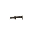 Chain Link 3/8" x 2" Carriage Bolt & Nut (HDG & Powder Coated Black)