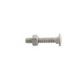 Chain Link 3/8" x 2" Carriage Bolt & Nut (Hot Dip Galvanized Steel)