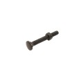 Chain Link 3/8" x 3" Carriage Bolt & Nut (HDG & Powder Coated Black)