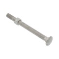 Chain Link 3/8" x 4 1/2" Carriage Nut & Bolt  (Hot Dip Galvanized Steel)