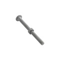 Chain Link 3/8" x 4 1/2" Carriage Nut & Bolt (Hot Dip Galvanized Steel)