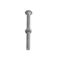 Chain Link 3/8" x 4 1/2" Carriage Nut & Bolt (Hot Dip Galvanized Steel)