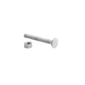 Chain Link 5/16" x 2 1/2" Carriage Bolt & Nut (Hot Dip Galvanized Steel)