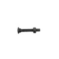 Chain Link 5/16" x 2" Carriage Bolt & Nut (HDG & Powder Coated Black)