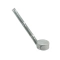 Chain Link 4 1/2" Corner Post 3-Strand 45 Barb Wire Arm - Terminal Post Barb Arm (Galvanized Steel)