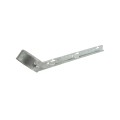 Chain Link 4 1/2" Corner Post 3-Strand 45 Barb Wire Arm - Terminal Post Barb Arm (Galvanized Steel)
