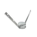 Chain Link 6 5/8" Corner Post 6 Strand 45 Degree Barb Wire Arm - Terminal Post Barb Arm (Galvanized Steel) (Arm)
