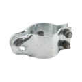 3 1/2" (3 1/2" OD) Industrial Round Post Collar Hinge - Back Bolt Style Gate Hinge (Set Screw) HDG Pressed Steel - CHBB-312