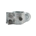 3" (2 7/8" OD) Industrial Round Post Collar Hinge - Back Bolt Style Gate Hinge (Set Screw) HDG Pressed Steel - CHBB-3