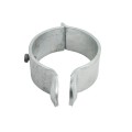 6 5/8" (6 5/8" OD) Industrial Round Post Collar Hinge - Back Bolt Style Gate Hinge (Set Screw) HDG Pressed Steel - CHBB-658