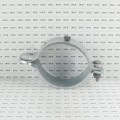 6 5/8" (6 5/8" OD) Industrial Round Post Collar Hinge - Back Bolt Style Gate Hinge (Set Screw) HDG Pressed Steel - CHBB-658