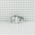 2 1/2" (2 3/8" OD) Industrial Round Post Collar Hinge - Hook & Eye Interlocking Style Gate Hinge (Set Screw) HDG Pressed Steel - CHHE-212