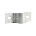 Chain Link 2 1/2" (2 3/8" OD) Industrial Facia / Side Wall Mount Chain Link Fence Bracket (Heavy Duty Pressed Steel Hot Dip Galvanized)