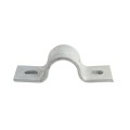 Chain Link 2 1/2" (2 3/8" OD) Industrial Facia / Side Wall Mount Chain Link Fence Bracket (Heavy Duty Pressed Steel Hot Dip Galvanized)