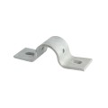 Chain Link 2 1/2" (2 3/8" OD) Industrial Facia / Side Wall Mount Chain Link Fence Bracket (Heavy Duty Pressed Steel Hot Dip Galvanized)