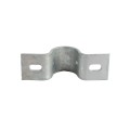 Chain Link 2 1/2" (2 3/8" OD) Industrial Facia / Side Wall Mount Chain Link Fence Bracket (Heavy Duty Pressed Steel Hot Dip Galvanized)