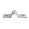 Chain Link 2" (1 7/8" OD) Industrial Facia / Side Wall Mount Chain Link Fence Bracket (Heavy Duty Pressed Steel Hot Dip Galvanized)