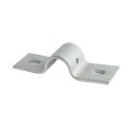 Chain Link 2" (1 7/8" OD) Industrial Facia / Side Wall Mount Chain Link Fence Bracket (Heavy Duty Pressed Steel Hot Dip Galvanized)
