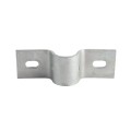 Chain Link 2" (1 7/8" OD) Industrial Facia / Side Wall Mount Chain Link Fence Bracket (Heavy Duty Pressed Steel Hot Dip Galvanized)