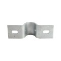 Chain Link 2" (1 7/8" OD) Industrial Facia / Side Wall Mount Chain Link Fence Bracket (Heavy Duty Pressed Steel Hot Dip Galvanized)