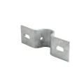 Chain Link 2" (1 7/8" OD) Industrial Facia / Side Wall Mount Chain Link Fence Bracket (Heavy Duty Pressed Steel Hot Dip Galvanized)