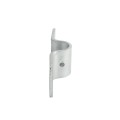 Chain Link 2" (1 7/8" OD) Industrial Facia / Side Wall Mount Chain Link Fence Bracket (Heavy Duty Pressed Steel Hot Dip Galvanized)