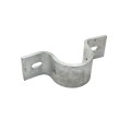 Chain Link 3 1/2" (3 1/2" OD) Industrial Facia / Side Wall Mount Chain Link Fence Bracket (Heavy Duty Pressed Steel Hot Dip Galvanized)