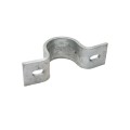 Chain Link 3 1/2" (3 1/2" OD) Industrial Facia / Side Wall Mount Chain Link Fence Bracket (Heavy Duty Pressed Steel Hot Dip Galvanized)