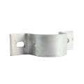 Chain Link 3" (2 7/8" OD) Industrial Facia / Side Wall Mount Chain Link Fence Bracket (Heavy Duty Pressed Steel Hot Dip Galvanized)