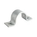 Chain Link 3" (2 7/8" OD) Industrial Facia / Side Wall Mount Chain Link Fence Bracket (Heavy Duty Pressed Steel Hot Dip Galvanized)