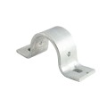 Chain Link 3" (2 7/8" OD) Industrial Facia / Side Wall Mount Chain Link Fence Bracket (Heavy Duty Pressed Steel Hot Dip Galvanized)