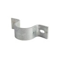 Chain Link 3" (2 7/8" OD) Industrial Facia / Side Wall Mount Chain Link Fence Bracket (Heavy Duty Pressed Steel Hot Dip Galvanized)