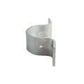 Chain Link 3" (2 7/8" OD) Industrial Facia / Side Wall Mount Chain Link Fence Bracket (Heavy Duty Pressed Steel Hot Dip Galvanized)