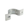 Chain Link 3" (2 7/8" OD) Industrial Facia / Side Wall Mount Chain Link Fence Bracket (Heavy Duty Pressed Steel Hot Dip Galvanized)