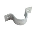 Chain Link 4" Industrial Facia / Side Wall Mount Chain Link Fence Bracket (Heavy Duty Pressed Steel Hot Dip Galvanized)
