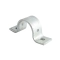 Chain Link 4" Industrial Facia / Side Wall Mount Chain Link Fence Bracket (Heavy Duty Pressed Steel Hot Dip Galvanized)