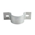 Chain Link 4" Industrial Facia / Side Wall Mount Chain Link Fence Bracket (Heavy Duty Pressed Steel Hot Dip Galvanized)