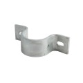 Chain Link 4" Industrial Facia / Side Wall Mount Chain Link Fence Bracket (Heavy Duty Pressed Steel Hot Dip Galvanized)