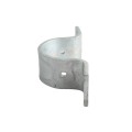 Chain Link 4" Industrial Facia / Side Wall Mount Chain Link Fence Bracket (Heavy Duty Pressed Steel Hot Dip Galvanized)