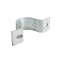 Chain Link 4" Industrial Facia / Side Wall Mount Chain Link Fence Bracket (Heavy Duty Pressed Steel Hot Dip Galvanized)