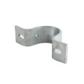 Chain Link 4" Industrial Facia / Side Wall Mount Chain Link Fence Bracket (Heavy Duty Pressed Steel Hot Dip Galvanized)