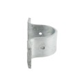 Chain Link 4" Industrial Facia / Side Wall Mount Chain Link Fence Bracket (Heavy Duty Pressed Steel Hot Dip Galvanized)
