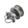 Chain Link 3" [2 7/8" OD] Round Post x 2 1/2" [2 3/8" OD] Heavy Duty Round Gate Frame Cantilever Roller for Sliding Gates (Malleable Steel) (Cantilever Roller)