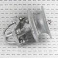 Chain Link 4" Round Post x 2 1/2" [2 3/8" OD] Heavy Duty Round Gate Frame Cantilever Roller for Sliding Gates (Malleable Steel) (Cantilever Roller)