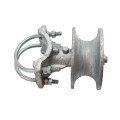 Chain Link 4" Round Post x 2 1/2" [2 3/8" OD] Heavy Duty Round Gate Frame Cantilever Roller for Sliding Gates (Malleable Steel) (Cantilever Roller)