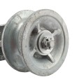 Chain Link 4" Round Post x 2 1/2" [2 3/8" OD] Heavy Duty Round Gate Frame Cantilever Roller for Sliding Gates (Malleable Steel) (Cantilever Roller)
