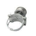Chain Link 6 5/8" Round Post x 2 1/2" [2 3/8" OD] Round Gate Frame Cantilever Roller for Sliding Gates (Malleable Steel)