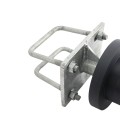 Chain Link 4" Square Post x 2" Square Gate Frame Nylon Cantilever Roller for Sliding Gates (Malleable Steel) (Cantilever Roller)