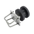 Chain Link 4" Square Post x 2" Square Gate Frame Nylon Cantilever Roller for Sliding Gates (Malleable Steel) (Cantilever Roller)